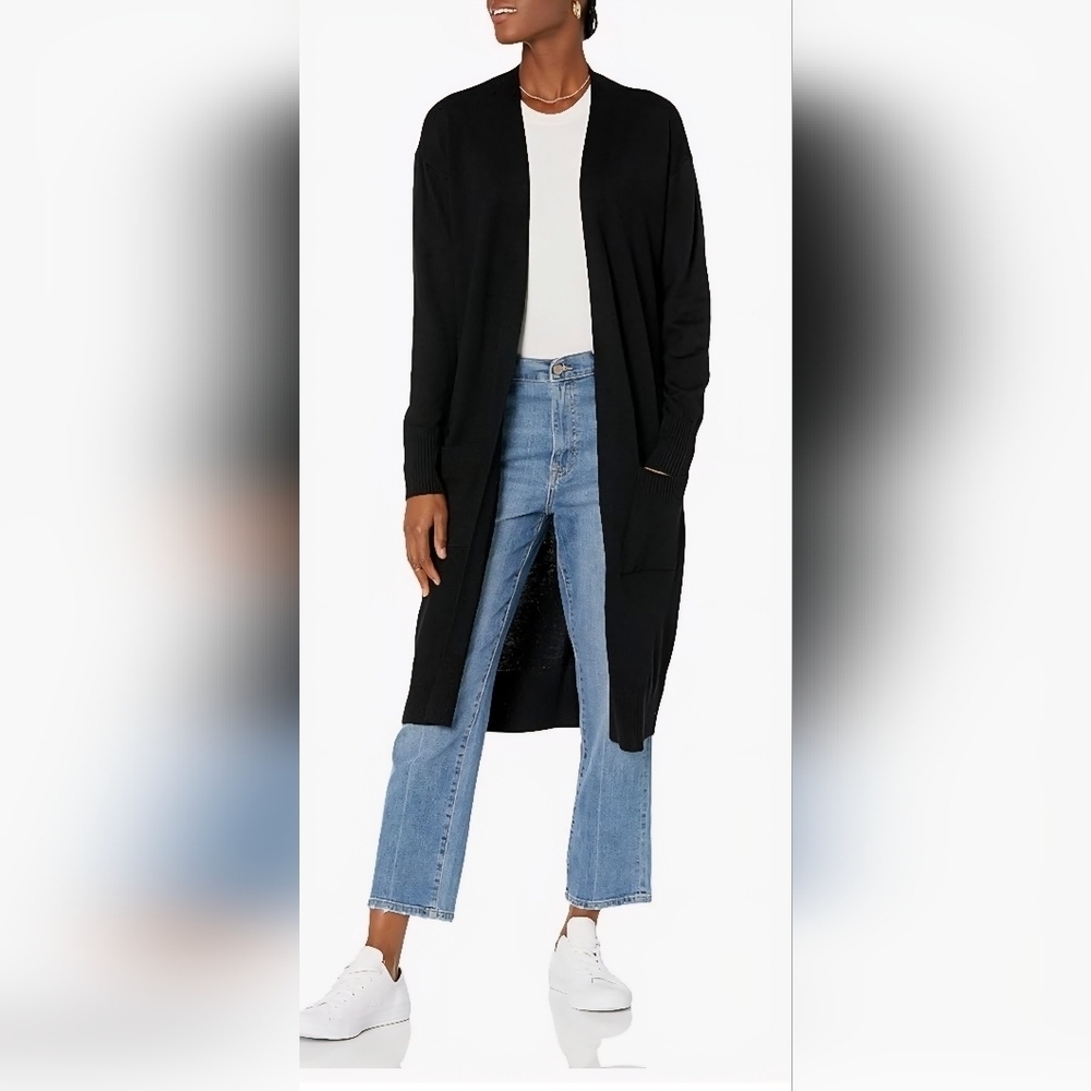 The Drop Women's Daisy Long Cardigan Sweater #1039, 1040, 1041